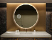Apvalus apšviestas vonios veidrodis L112 #1