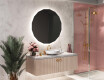 Apvalus apšviestas vonios veidrodis L112 #2