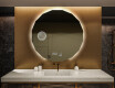 Apvalus apšviestas vonios veidrodis L113 #1