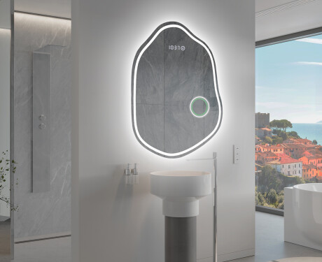 Netaisyklingos veidrodis ant sienos E223 #10