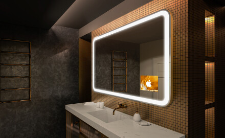 Apšviestas vonios veidrodis LED L141