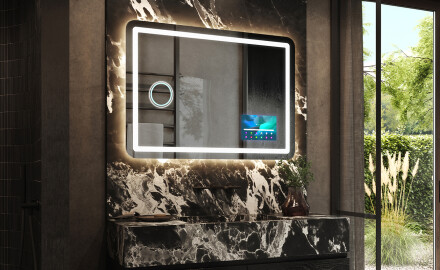Apšviestas vonios veidrodis LED L143