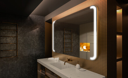 Apšviestas vonios veidrodis LED L144